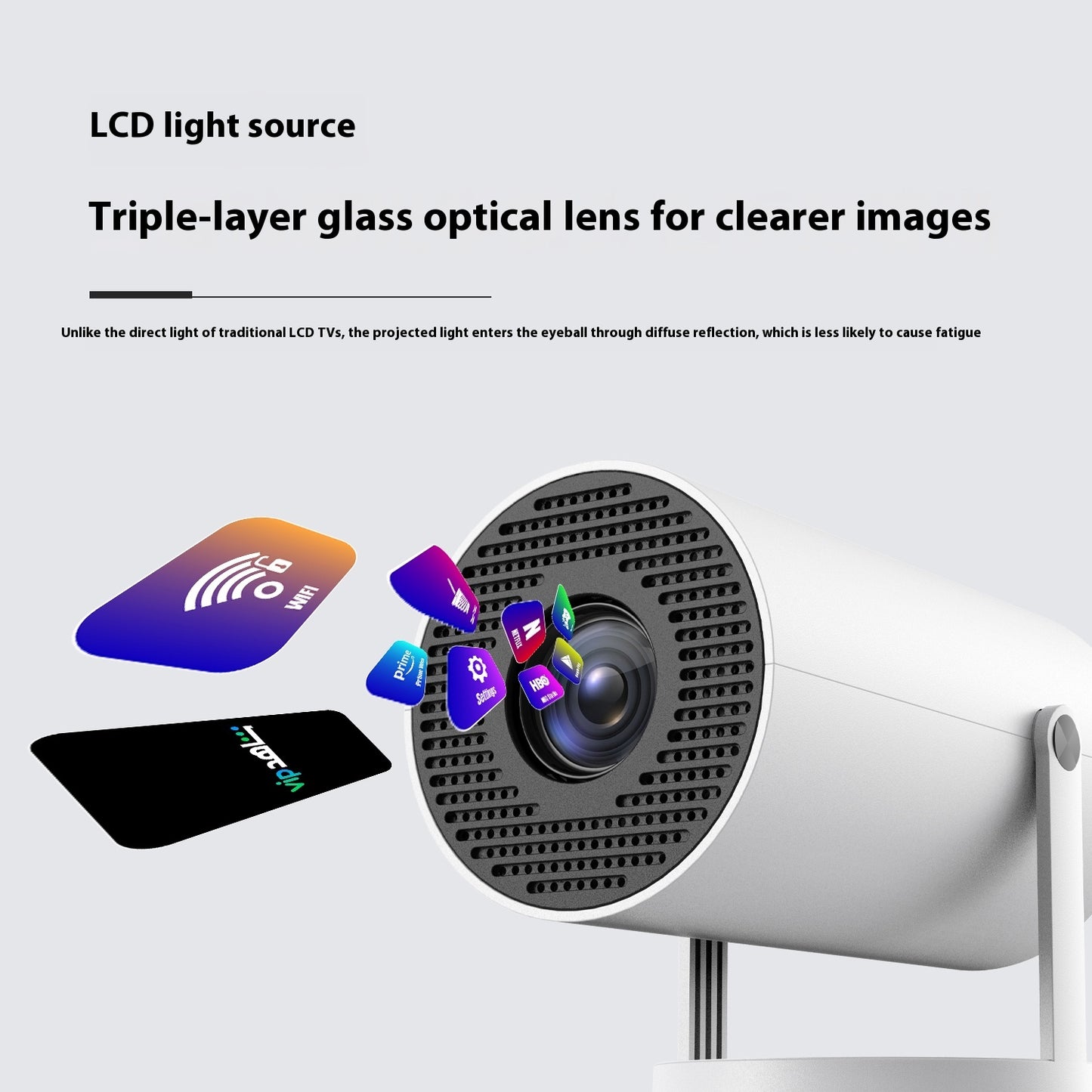 Mini Home Projector – Clear & Easy Viewing Anywhere