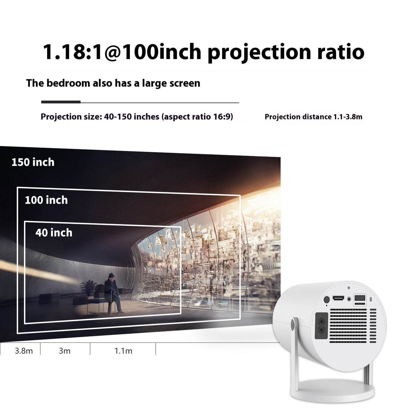 Mini Home Projector – Clear & Easy Viewing Anywhere